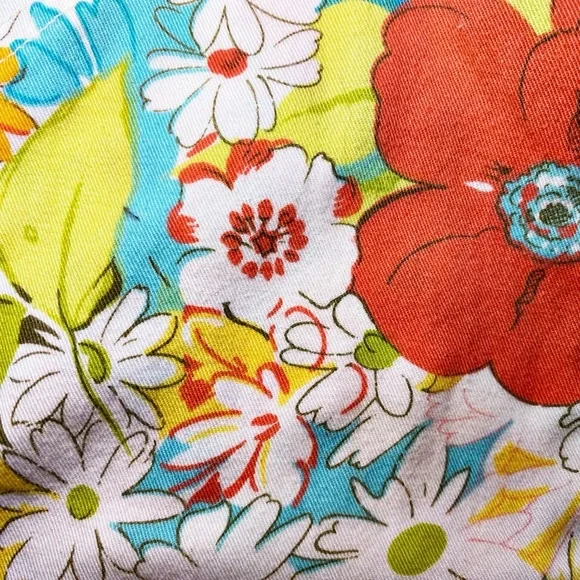 Norm Thompson Bright Floral Jean Jacket - Picture 13 of 13